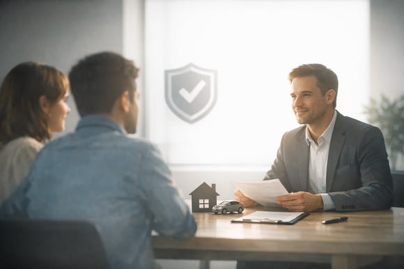 cinematic Insurance Customer experience    in minimal image