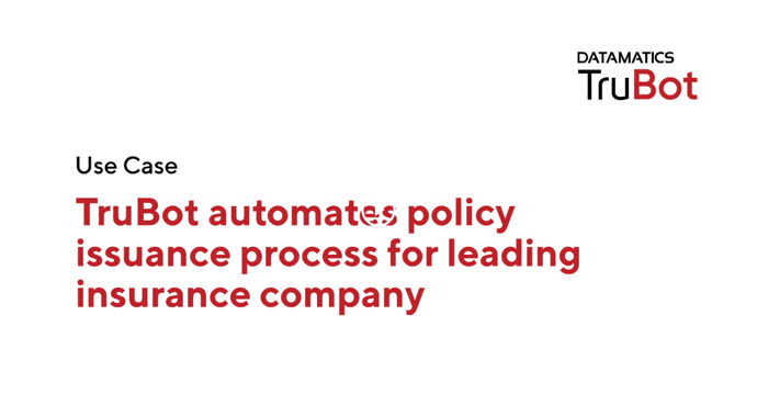 Use Case_TruBot automates policy issuance process for a leading insurance company