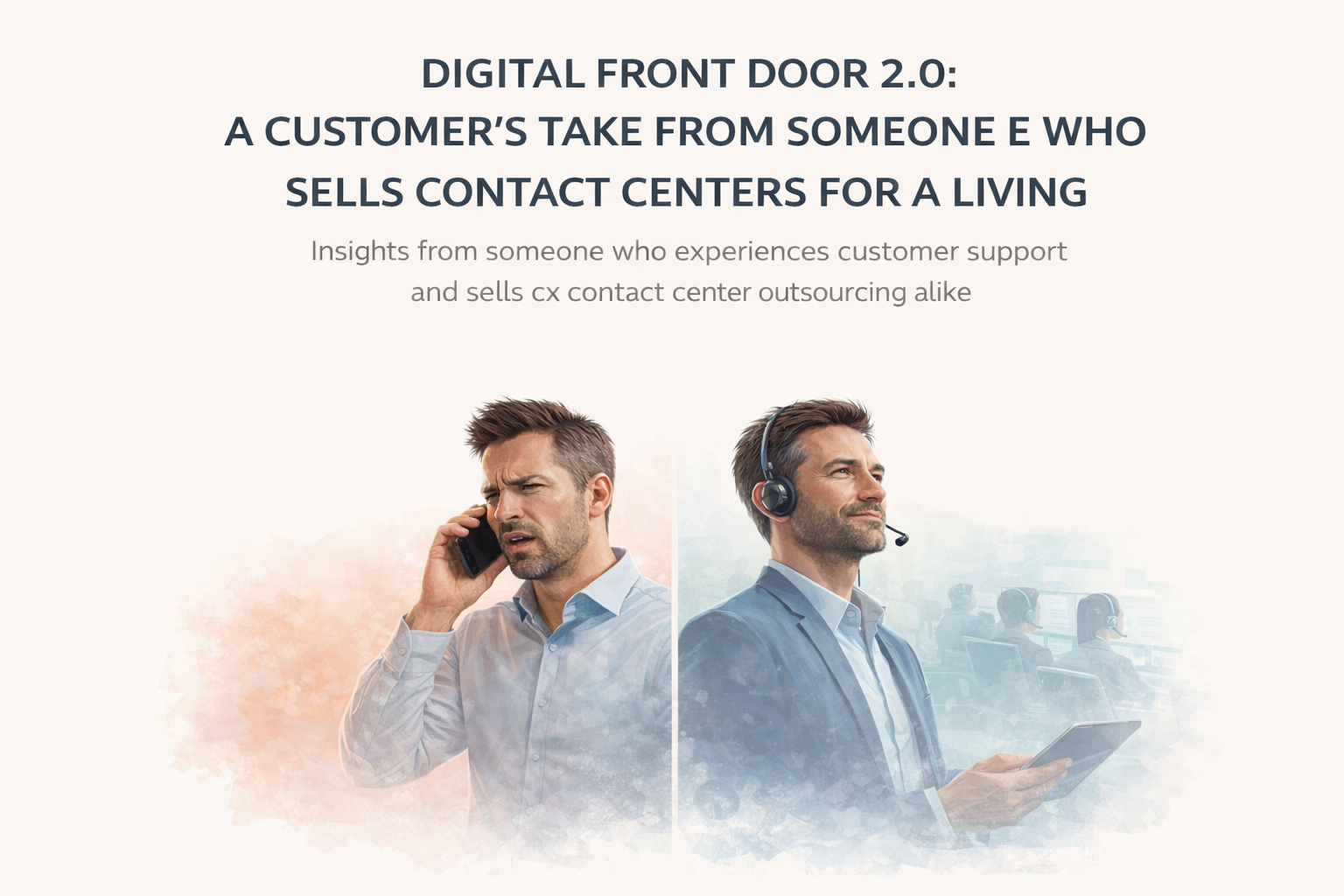 Digital Front Door 2.0: A Customer’s Take From Someone Who Sells Contact Centers for a Living